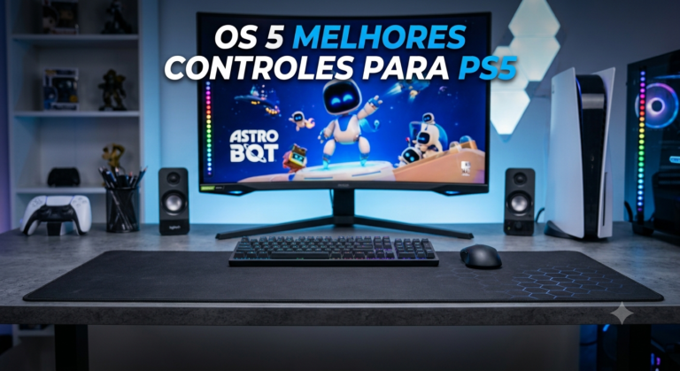 Os 5 Melhores Controles para PS5 em 2026: Vale a Pena Trocar o DualSense?