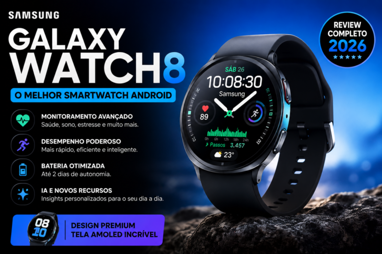 Samsung Galaxy Watch8: Review Completo, Vale a Pena Comprar em 2026?